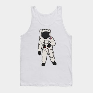 Buzz Aldrin Illustration Tank Top